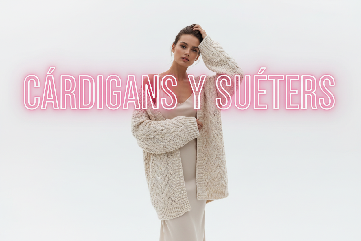 CÁRDIGANS & SUÉTERS MUJER
