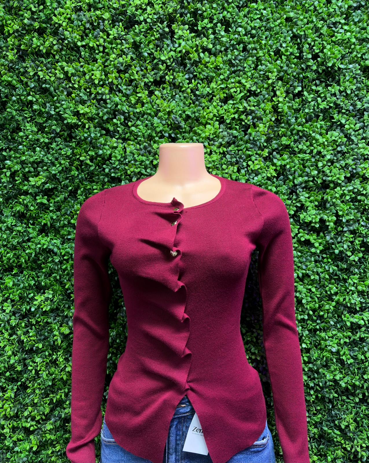 Blusa volantes
