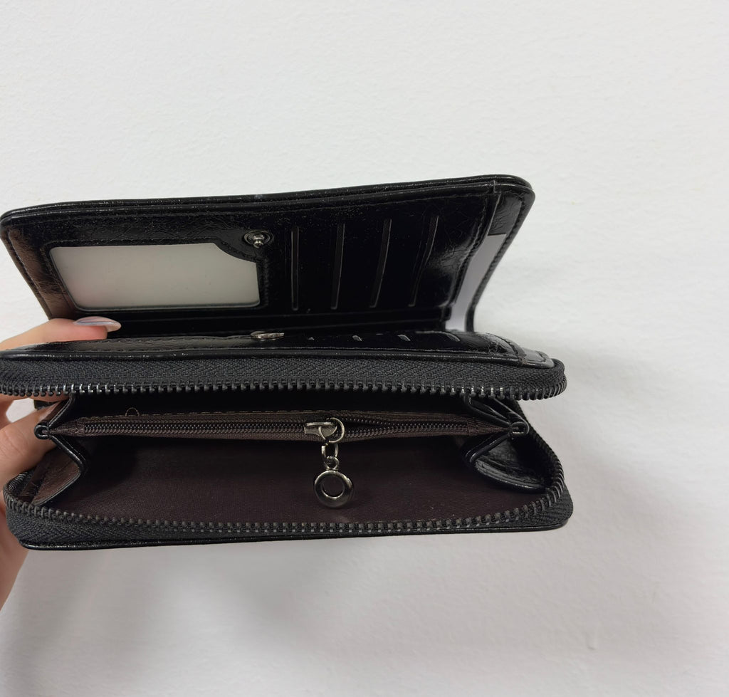 Conjunto cartera charol