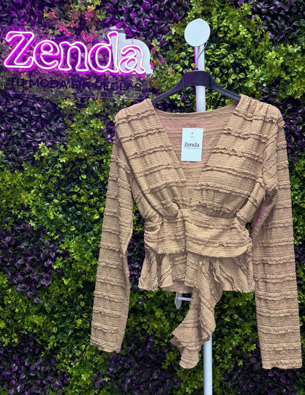 Blusa fruncida