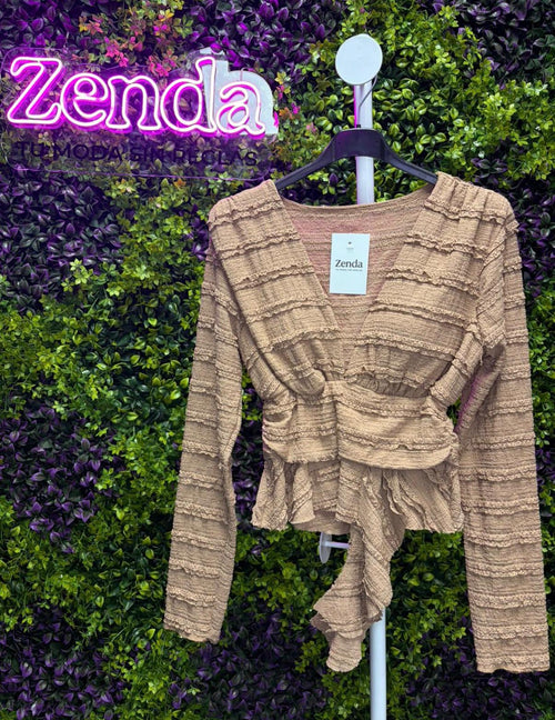 Blusa fruncida