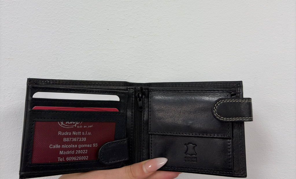 Cartera piel