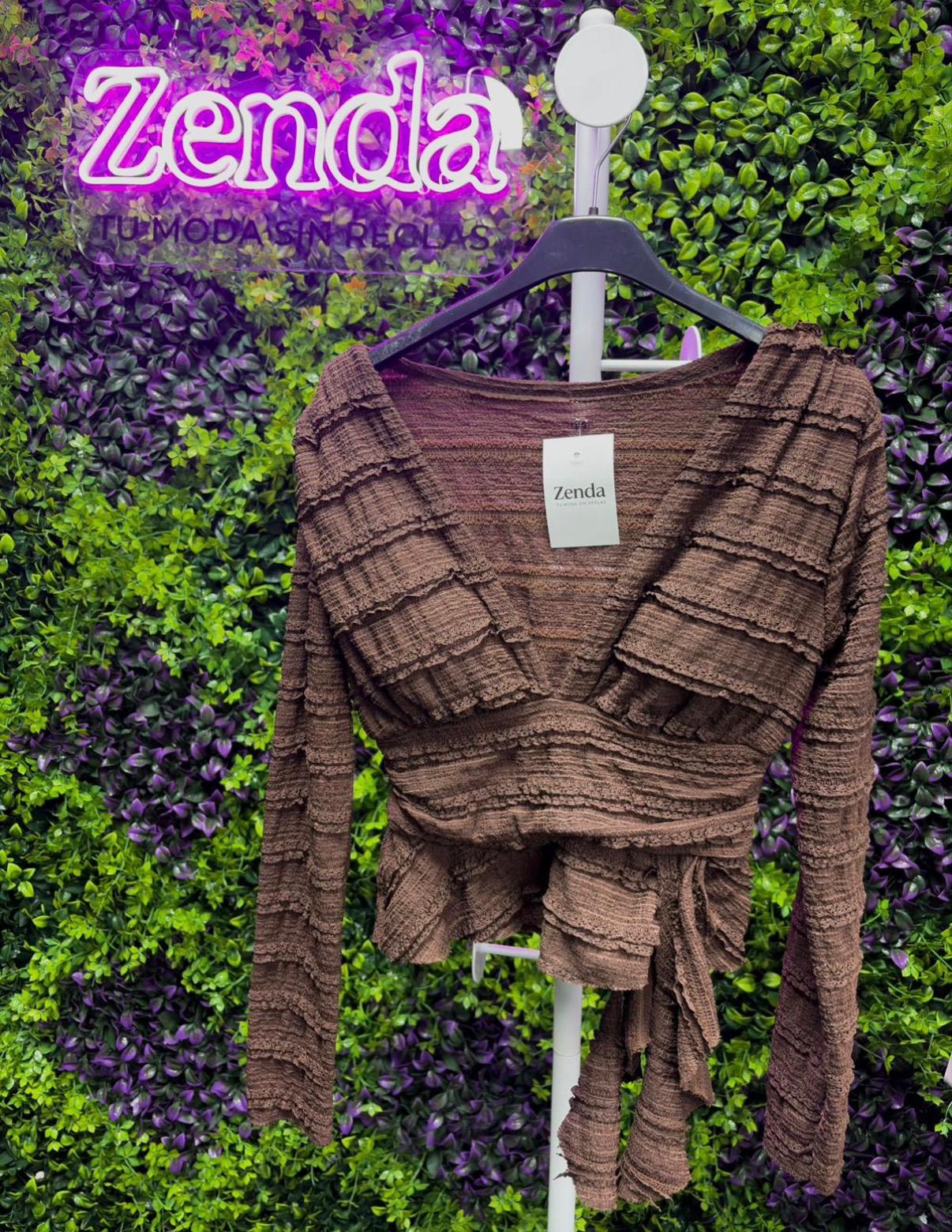 Blusa fruncida
