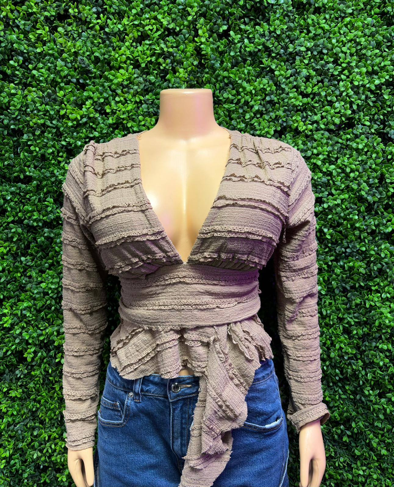 Blusa fruncida