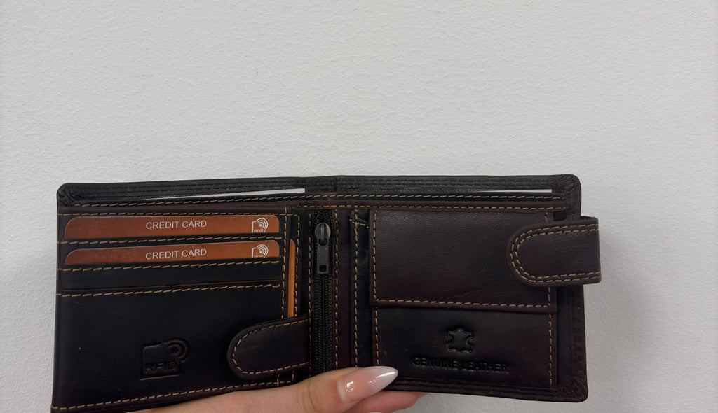 Cartera piel