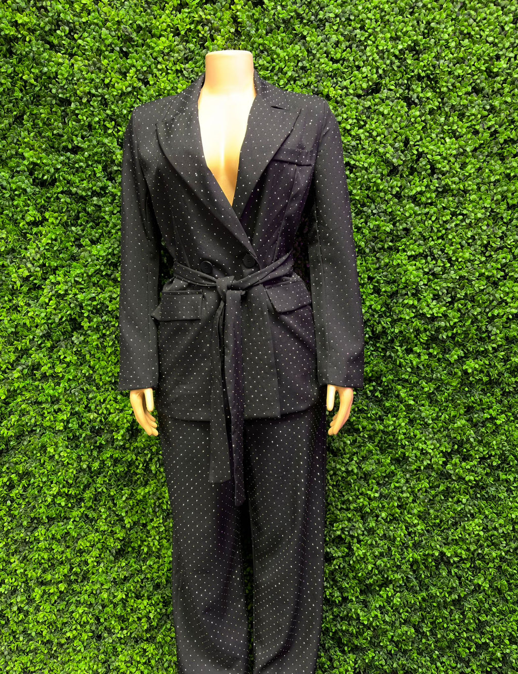Traje de chaqueta brillo